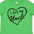 thumbnail image 4 of Inktastic I Love My Uncle in Black Chalk Heart Boys or Girls Toddler T-Shirt, 4 of 5