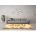 thumbnail image 3 of Ahgly Company Indoor Square Abstract Brown Modern Area Rugs, 4' Square, 3 of 4