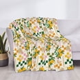 thumbnail image 3 of Yiaed Fruit Print Blanket Throw Blanket Soft Cozy Flannel Blanket for Home Bed Sofa Couch Chair-60"x50", 3 of 6