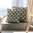 thumbnail image 6 of LALILO Throw Pillow Covers Ikat Classic Damask Ethnic Geometric Cushion Cover 18" x 18", 2 Pack, 6 of 6