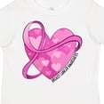 thumbnail image 4 of Inktastic Breast Cancer Awareness- Pink Ribbon Around Heart Boys or Girls Toddler T-Shirt, 4 of 5