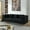 Black, variant on 81" Streamline Modern Rustic Couch, Contemporary Sofa with Gold Legs, Modern Accent Couch for Living Room, Green