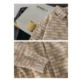 thumbnail image 4 of Camisa De Manga Larga A Cuadros Para Hombre, 4 of 6