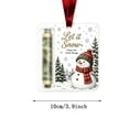 thumbnail image 4 of Christmas Cash & Treat Holder Ornament, 3.94" Personalized Cash Gift Holder Hanging Ornaments, Acrylic Christmas Money Holder Ornaments for Gifting Cash, Funny Ways to Gift Money for Xmas Tree, 4 of 5