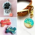 thumbnail image 3 of MANNYA 6pc Letter Nail Art Stickers Decals Of Alphabet Small Letter Stickers Waterproof, 3 of 13
