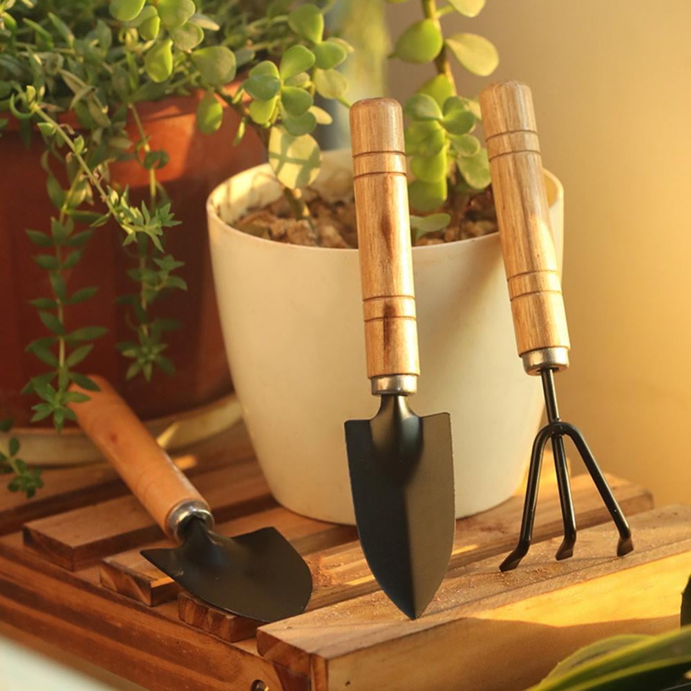 7pc Garden Hand Tools Set For Succulent Transplanting Miniature bonsai plants 