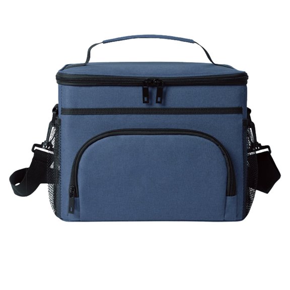 Dienrx Insulated Lunch Box, Lunch Bag Cooler With Shoulder Strap, Suitable For Work, Picnics, Beaches, And Travel