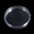 thumbnail image 3 of 50 Pzs Caja de Monedas de Plastico Transparente Redonda Pequena 24mm, 3 of 5