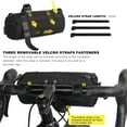 thumbnail image 4 of Rhinowalk Bike Handlebar Bag Bicycle Front Bag Roll Bag 2.4L with Shoulder Strap for Mountain Road Bike Cycling Accessories (Full Black), 4 of 6