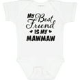 thumbnail image 3 of Inktastic My Best Friend is My Mawmaw with Hearts Boys or Girls Baby Bodysuit, 3 of 5