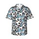 thumbnail image 1 of Balery Football Soccer Ball Camisas hawaianas de manga corta para hombre, camisas playeras de corte holgado, camisas de vacaciones con botones,Medium, 1 of 7