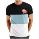 thumbnail image 1 of Mens Casual Pantalones Cortos Cuello Redondo Patchwork Impresión Suéter Blusa de Fitness, Camisetas para Hombre, 1 of 4