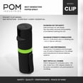 thumbnail image 2 of POM Pepper Spray Flip Top Pocket Clip - Maximum Strength OC Spray - Tactical Compact & Safe Design - 25 Bursts & 10 ft Range - Powerful & Accurate Stream Pattern, 2 of 5