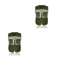 thumbnail image 2 of Naiovety NERIES chaqueta de pesca de verano malla profesional ventilar chaleco prendas de vestir exteriores de los hombres chalecos accesorios camisas Verde/L 2piezas Naiovety CBP572589, 2 of 5