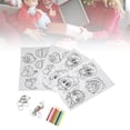 thumbnail image 1 of Shrink Plastic Sheet Set, Cut Free Colorfast Heat Shrink Film Sheets DIY Supported 2 Sides Handmade Art Crafts  For Keychains For Children, 1 of 8