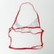 thumbnail image 3 of Arnés de pecho para hombre, lencería con borlas, para disfraz de sissy rojo, 3 of 9