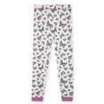 thumbnail image 3 of Sleep On It Girls 2-Piece Super Soft Jersey Snug-Fit Pajama Set - Butterfly , 5, 3 of 5