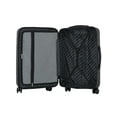 thumbnail image 7 of French Connection 22in Expandable Rolling Carry-on with Cup Holder, Black, 7 of 7