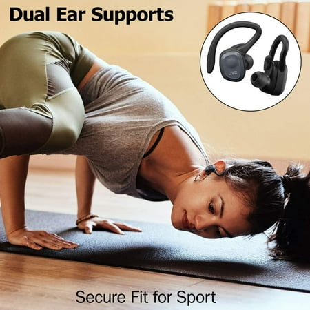 JVC - HAET45TH True Wireless In-Ear Headphones - Gray