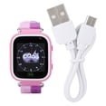 thumbnail image 1 of ZOUSSIQI 1.44 Inch GPS Locator Smart Watch Alarm Clock Anti-lost Watch for Kids GSM SOS Call(Pink) EL225#00693, 1 of 9