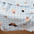 thumbnail image 7 of JUMEYU Pajamas Girls Summer Girls Pajamas Silk Satin Pajama Sleepwear Button Down Pj Set Loungewear Size 10-12 (Blue,10-12 Years), 7 of 7
