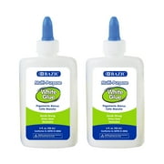 BAZIC White Glue 4Oz (118 mL), Adhesive Bond Slime Making, 2-Packs