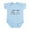 Sky Blue, variant on CafePress - Let's Just Taco 'Bout It Infant Bodysuit - Baby Light Bodysuit, Size Newborn - 24 Months