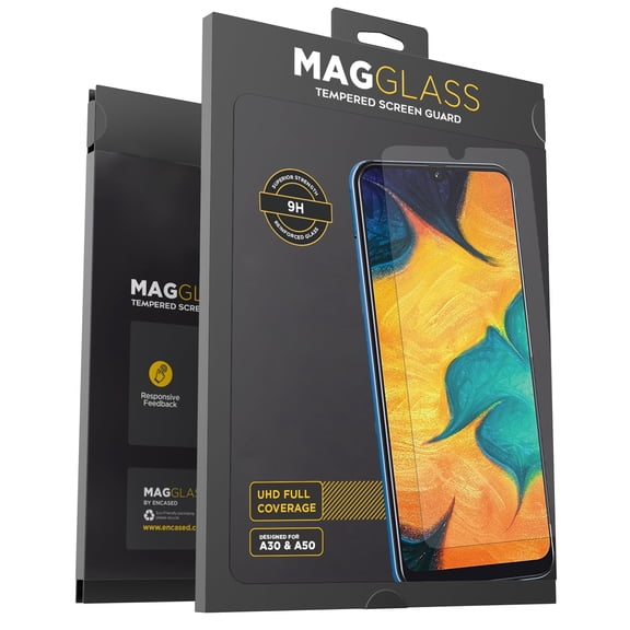 Magglass Tempered Glass Screen Protector for Samsung Galaxy A30/A50 (Scratch Resistant) Ultra Clear Display Guard (Case Friendly)