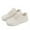 Beige, variant on Womens Comfortable Memory cotton-padded Shoes Plush Lined House Shoes Soft Warm Winter Outdoor Shoes