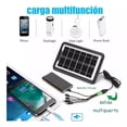 thumbnail image 2 of Cargador Portatil Multifunción Panel Solar 3w Celular Usb Moreka, 2 of 6