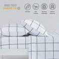 thumbnail image 4 of Sleep Zone Bed Sheets Set 4 Piece, Easy Care Fitted Flat Sheet & Pillowcase Sets King, 4 of 7