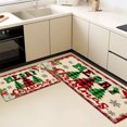 thumbnail image 5 of Floral Kitchen Rugs Sets of 3, Non Slip Kitchen Rugs and Mats Washable Farmhouse Kitchen Rugs Floral Kitchen Floor Mat Carpet Runner Rugs for Hallway Laundry Room, 5 of 12