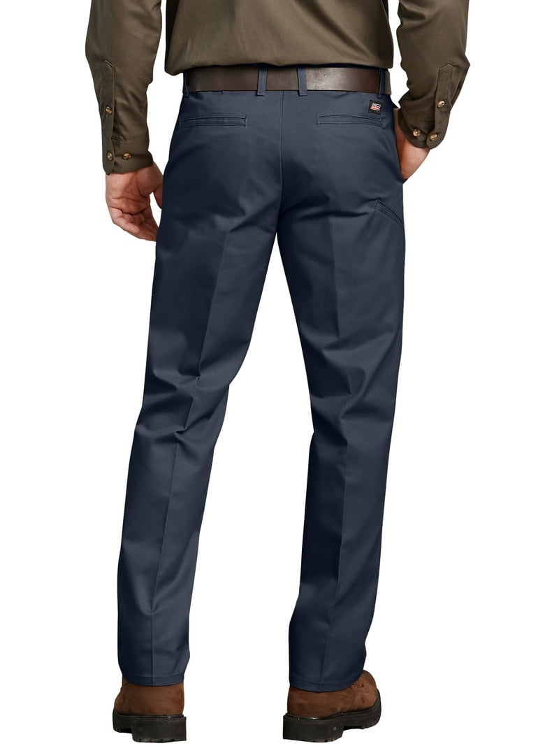 Genuine Dickies Mens Flat Front Comfort Waist Flex Pant - Walmart.com