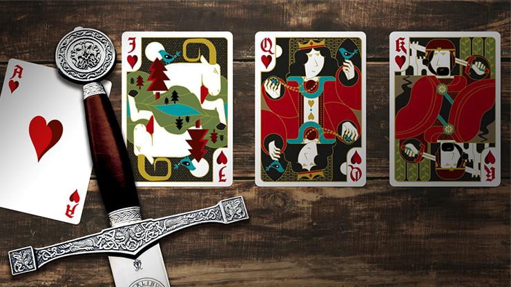 Secret Tale Black Knight Playing Cards by Dutch Card House