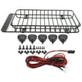 thumbnail image 2 of Transporteur de Bagages RC, 4.8-6V Toit RC Noir pour Voitures RC Axiales pour Axial SCX10 90046, 2 of 8
