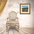 thumbnail image 3 of Lautier, Julien 15x15 Gold Ornate Wood Framed with Double Matting Museum Art Print Titled - La 2 CV US Army, 3 of 4