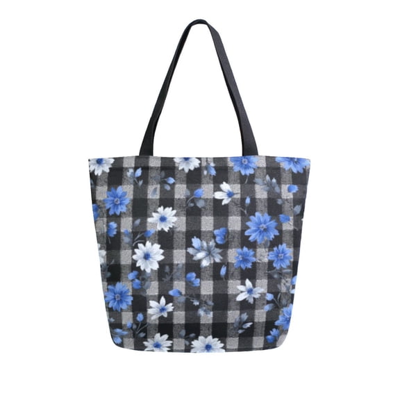 DIXRUYEE Tote Bag Women Weekender Travel Bag Shoulder Handbag Blue Sprinkles Printed