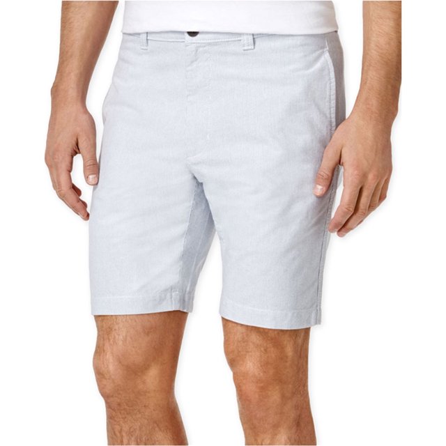 Club Room Mens Copeland Pinstripe Casual Walking Shorts, Azul, 40 Club Room Caminando