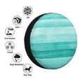 thumbnail image 4 of Yiaed Teal Turquoise Print Tire Wheel Cover, Waterproof Spare Tire Cover Fit for Jeep, Truck,Trailer, RV, SUV, Camper and Most Vehicle-15 inch, 4 of 6