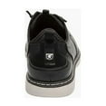 thumbnail image 7 of Stacy Adams Sync Plain Toe Elastic Lace Up Sneaker Shoes Leather Black 25662-001, 7 of 7