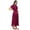 Magenta, variant on Bimba Nursing Mothers Cotton Kaftan Front & Back Buttons Maternity Night Wear