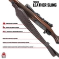 thumbnail image 3 of Allen Company Heritage Plain Dark Leather Gun Sling, Adjusts 28 to 35 In, Mahogany, 3 of 6