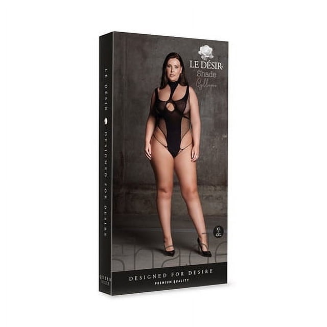 Shots le Desir Shade Cyllene XLVIII Body avec Col Roulé Noir Taille Queen