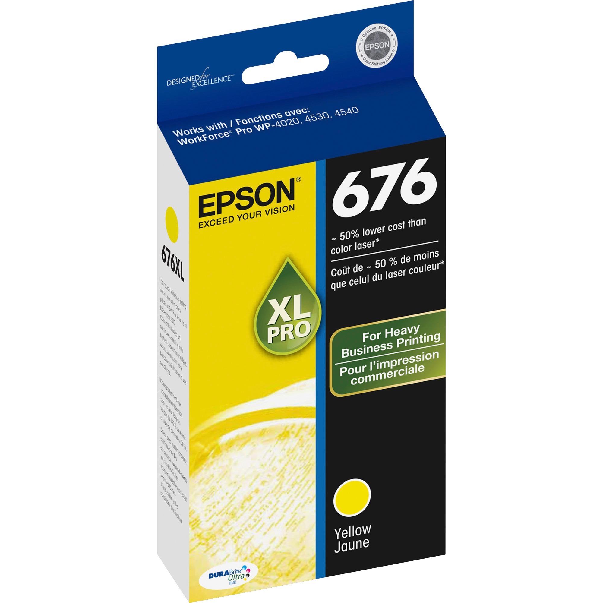EPSON 676XL DURABrite Ultra Yellow 