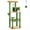 Green, variant on Pefilos 56" Multi-Level Cat Tree Tower for Indoor Cats with Sisal Scratching Posts, Cozy Cat Condo, Large Hammock and Plush Perches Cat Tree House for Large Cats, Dark Gray