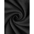 thumbnail image 5 of INSPIRE CHIC Women's Maternity Babydoll Top Short Sleeves Pleated Waist Pregnancy Tee Shirt Oversized Peplum Casual Loose Blouse L Black, 5 of 6