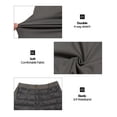 thumbnail image 6 of Little Donkey Andy Women's Lightweight Puffy Pants Puffer Quilted Ski Insulation Pants for Winter Snow Grey XL, 6 of 8