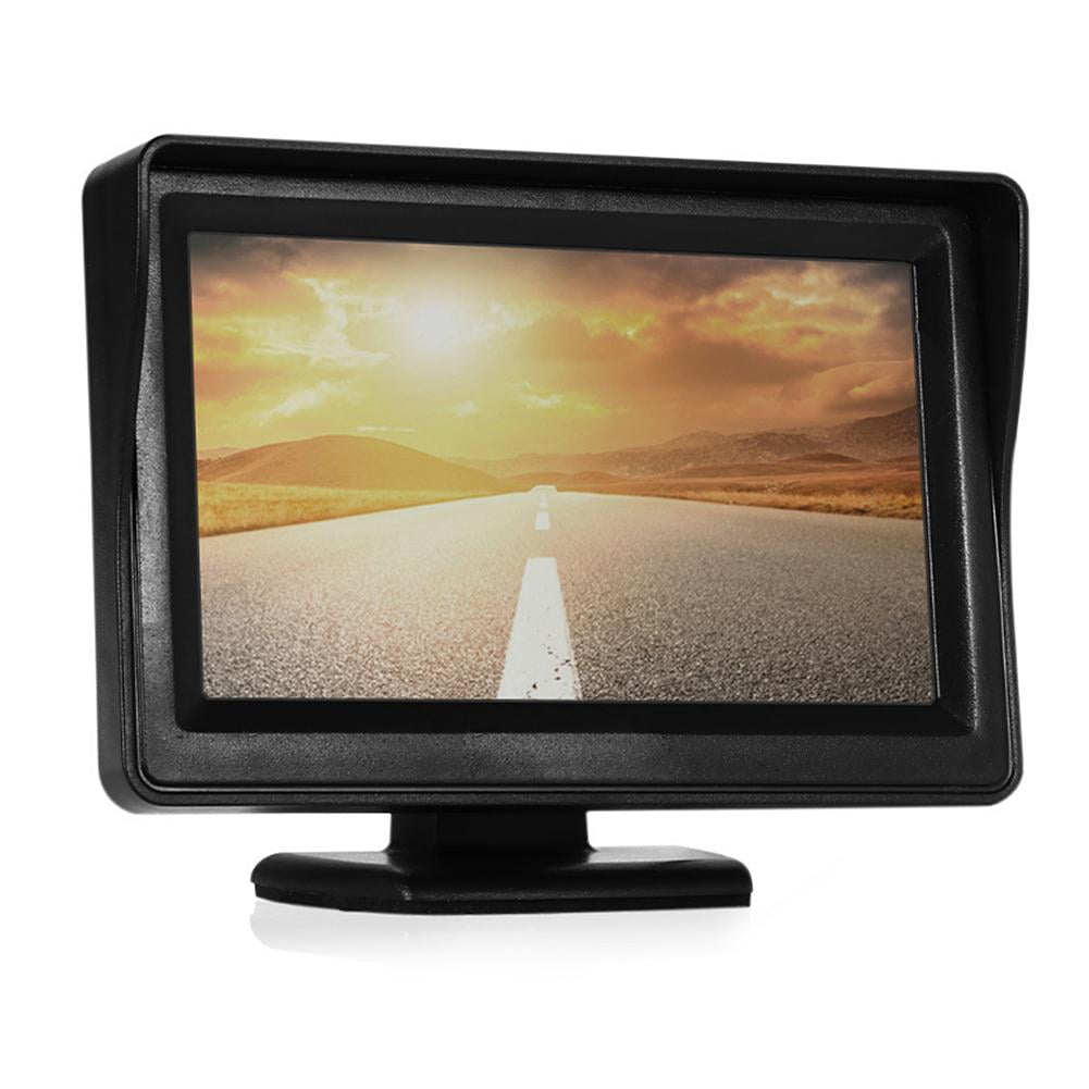 Kritne Car Monitor,4.3in Car Display Monitor 800x480 Resolution PAL