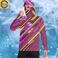 thumbnail image 2 of longantii Sun Shirts for Men Quick-Drying Long-Sleeved Blouses with Mask Comfort Breathable Hoodie Gradient Graphic Fishing Shirts 2026 Spring Clothes Purple Pink L, 2 of 5