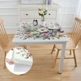 thumbnail image 2 of Acheng Flowers Square Tablecloth Waterproof 100% Polyester Fiber 46*46, 2 of 8